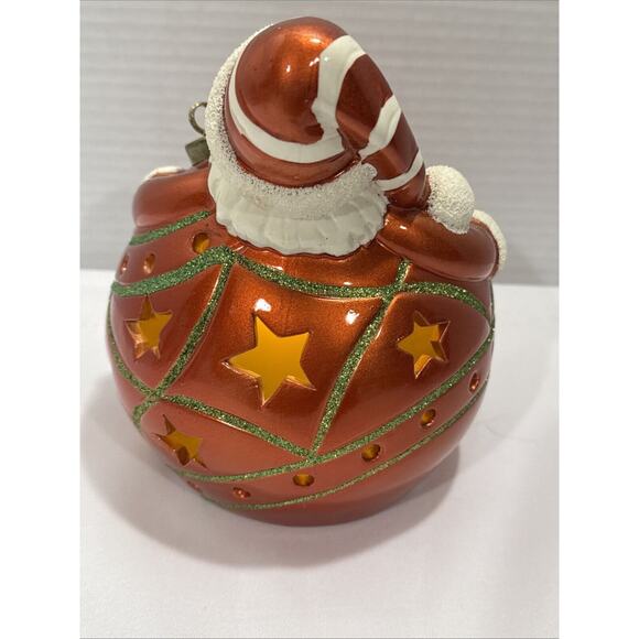 Home Reflections Santa Ornament Figure Luminary Color Changing LED By QVC NEW - Picture 6 of 15